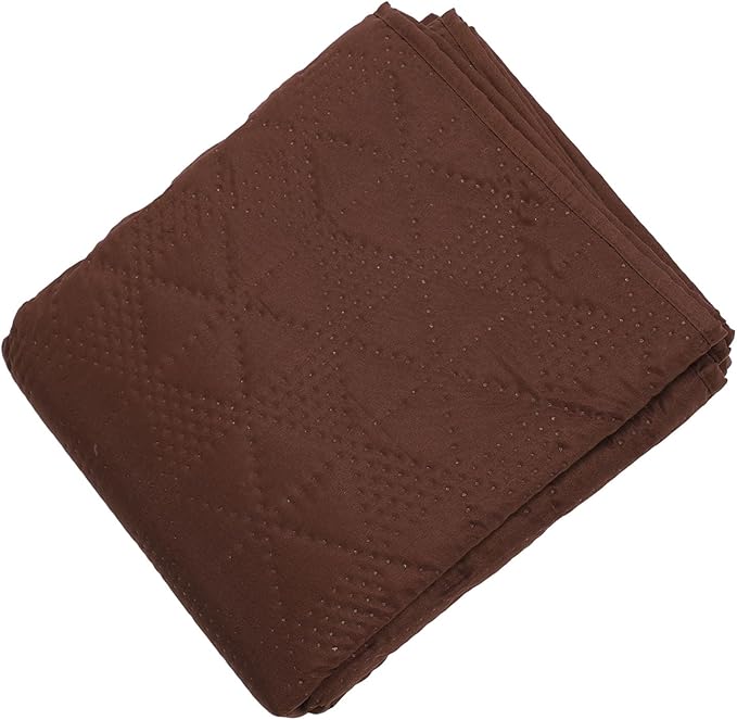 Dog Bed Cover, Slip Washable Pet Blanket for Sofa Couch Furniture Protector with Double Sided TPU Liner for Cats Puppies Brown (52x82inch)