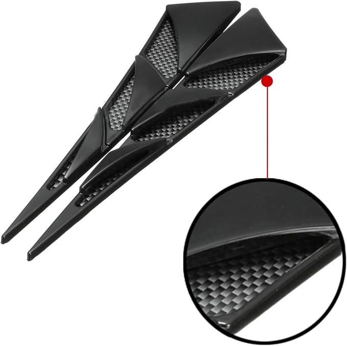 2pcs Car Vent Cover Stickers Car Air Flow Intake Bonnet Styling Stickers Car