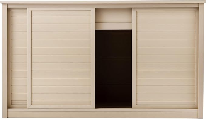 New Age Pet ECOFLEX Two Large Reptile Enclosures with Matching Stacker and Cabinet Stand Set in Maple