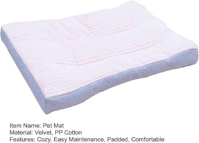 Dog Bed,pet Beds & Furniture,Machine-Washable Cushion for Dogs and Cats,Suitable for Dogs, Floor Furniture Use Pink M