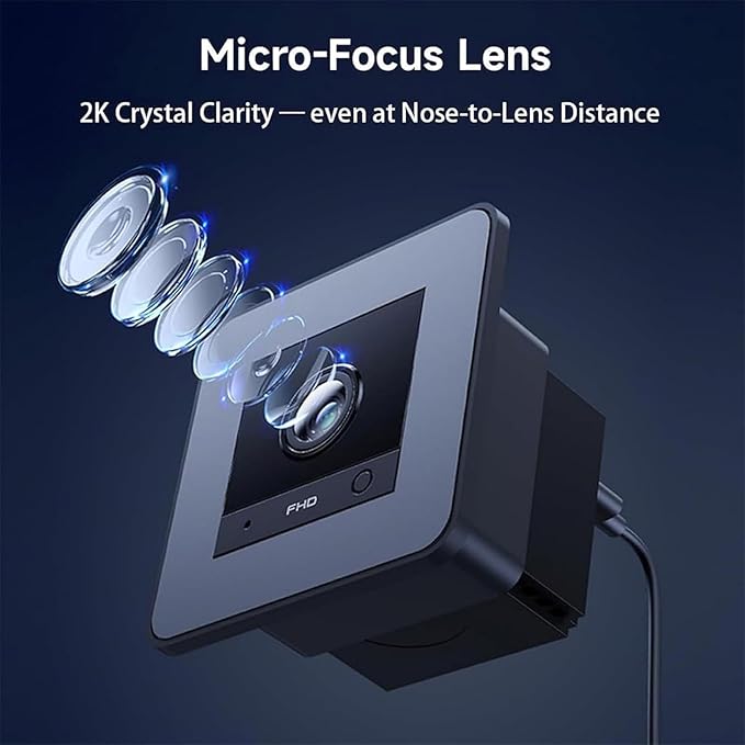 2K HD Fish Tank Camera, Aquarium Camera for Fish Tank & Reptile Terrarium, WiFi Pet Cameras with AI Motion Detection, Night Vision, Two-Way Audio & 140° Wide-Angle Anti-Glare & Anti-Reflection (1 Set)