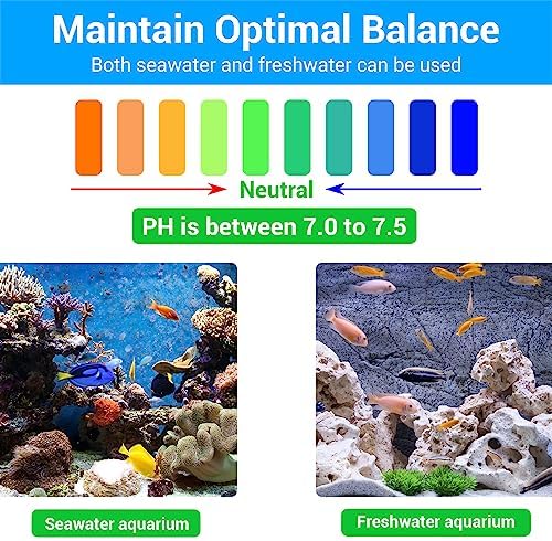 Segarty Filter Media,12 in 1 Bio Media for Aquarium Sump Filter Ceramic Rings Activated Carbon Bio Balls Freshwater Marine Biological Filter Media for Koi Fish Tank Pond Canister (1.1lb with Mesh Bag)