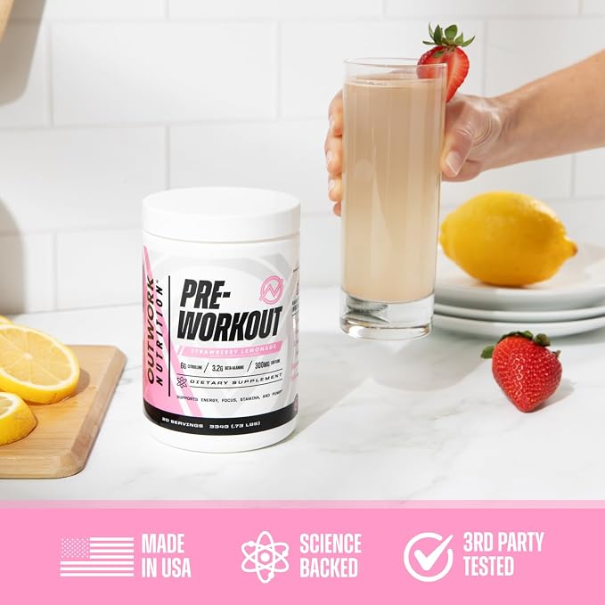 Outwork Nutrition Preworkout for Men & Women