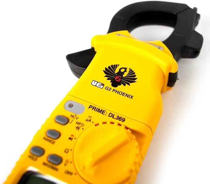 UEi DL369 Digital Clamp Meter HVAC Auto-Ranging 4000 Counts Volt Meter AC Amp