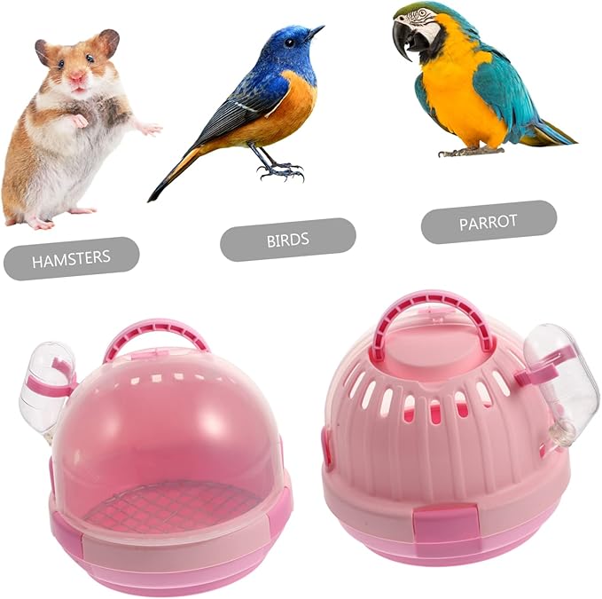Small Bird Cage Parrot Travel Carrier Portable Parrot Cage Birdcage Compact Design
