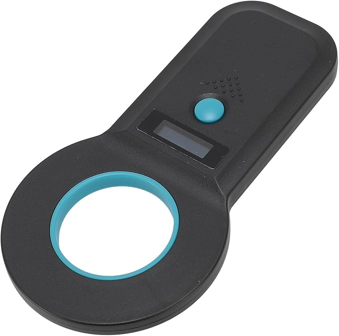 Pet Chip Scanner Animal Tag Reader USB Interface 15 Digits Microchip Recognizer for Cats Dogs 128 Data Storage Black The of Data Pet Efficient Help Reader Chip Effortlessly (Black)