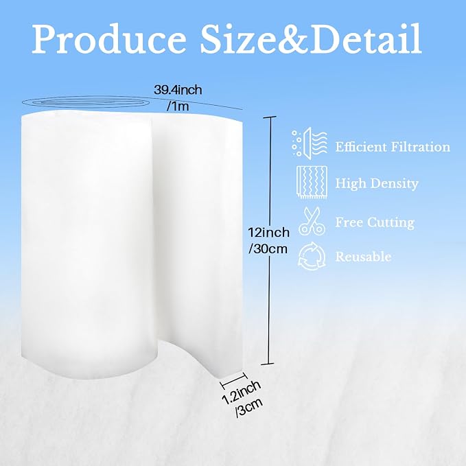 MAQIHAN Aquarium Filter Pad