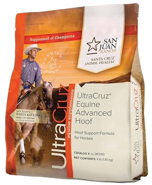 UltraCruz - sc-363193 Equine Advanced Hoof Supplement for Horses, 4 lb, Pellet (56 Day Supply)