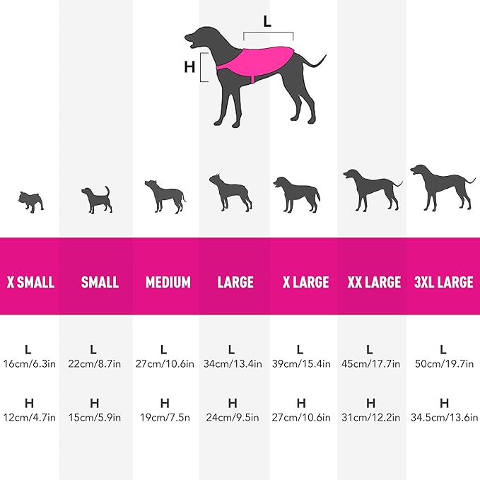 Pink Reflective Dog Vest for Medium Breeds,High Visibility Dog Safety Vest Harness with Removable Bell Keep Safe from Hunting, Training & Cars Accidents