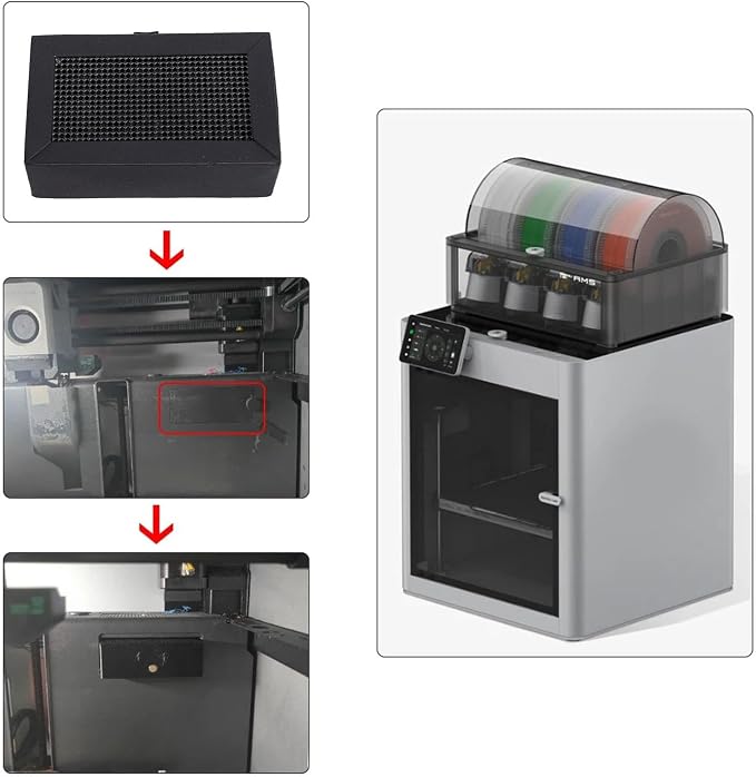 5Pcs Replacement Carbon Filters Activated Charcoal Block Parts Replaceable High