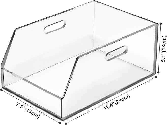 Gelite Stackable Storage Bin Organizer