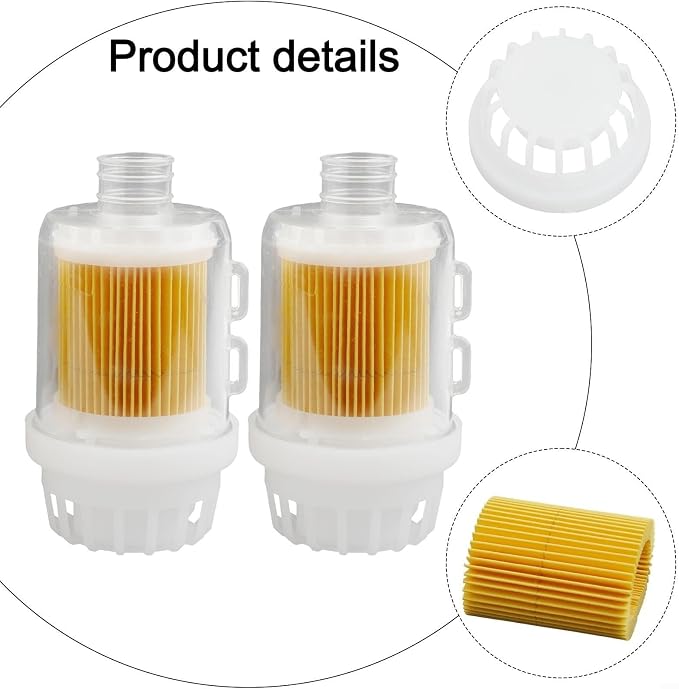 2 Pack Diesel Air Filter Compatible
