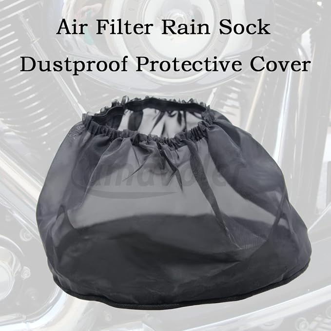 Motorcycle Waterproof Air Filter Rain Sock Dustproof Protective Cover Air