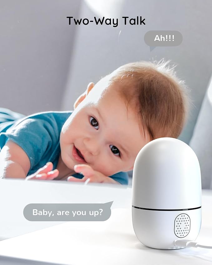 VIRTAVO XD1 Indoor Pet & Baby Camera, No Subscription Required, Dual-Lens 360° PTZ, Motion Tracking, 2-Way Audio, Night Vision, Cloud/SD Storage, Phone App, WiFi, 2-Pack,Power Adapter Included