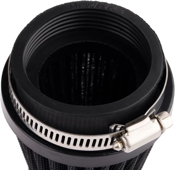 Mtsooning Air Intake Filter Pod, 54mm/2.12" Tapered Clamp-on Breather, Inlet