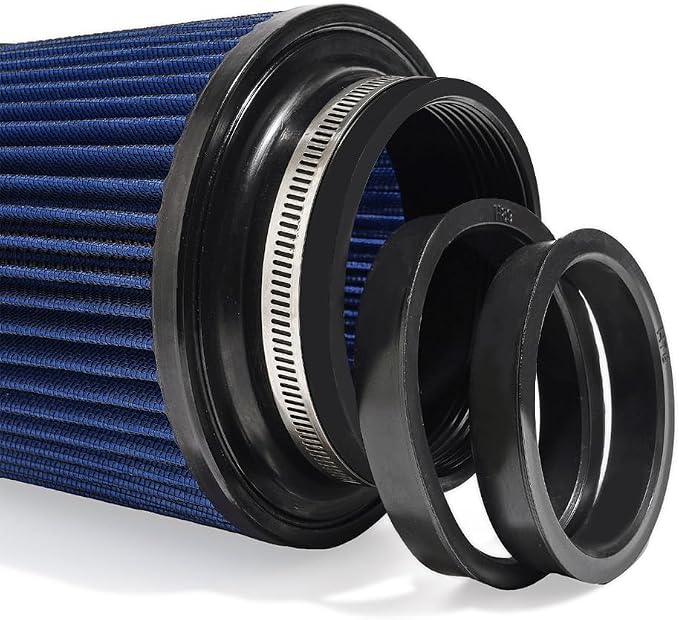 3" 3.5" 4" Inlet Car Replacement Cold Air Intake Filter 76mm 89mm 102mm 3 Sizes