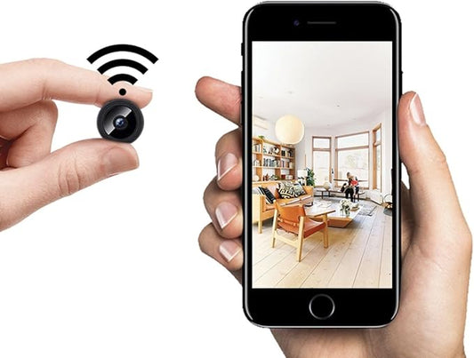 Dome Camera Pet Cam 1080P HD WiFi Wireless Indoor Home Security Surveillance Camera Mini Nanny Cam with App Control Motion Detection