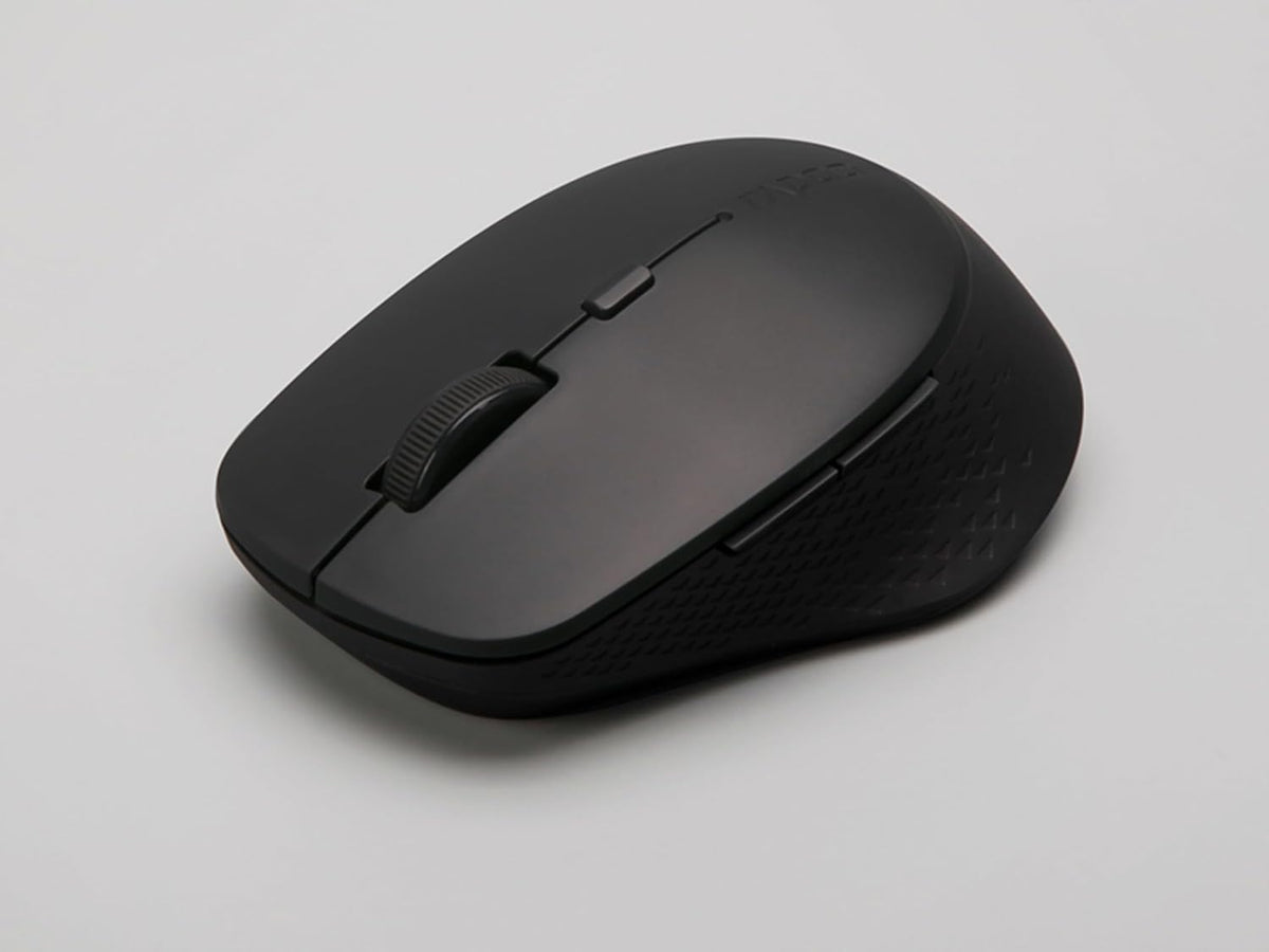 Rapoo Wireless Mouse, M300G Multi-Device Wireless Mouse, Computer USB Mouse, Portable Silent Mouse, Optical Mouse with 6 Buttons, 1AA Battery, 4 DPI Ergonomics Mouse for PC/Laptop/Office