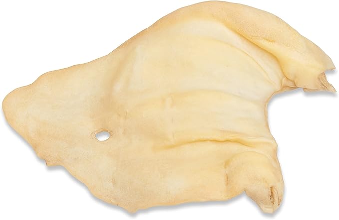 BRUTUS & BARNABY 12 Cow Ears + 12 Bully Sticks, All Natural Protein Dog Treats