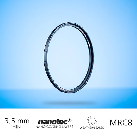 52mm X2 UV Filter for Camera Lenses