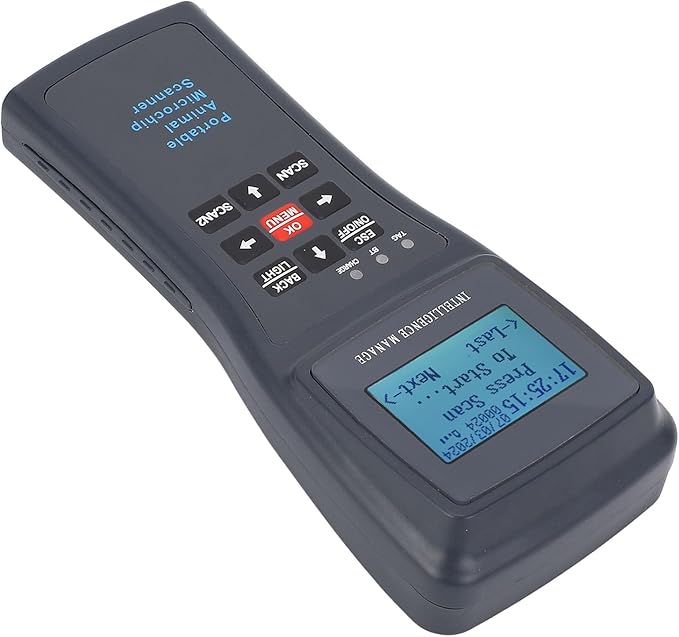 Sonew Pet Microchip Scanner Handheld ID Reader with Capability, Automatic Data Storage & USB Connectivity (with Bluetooth)