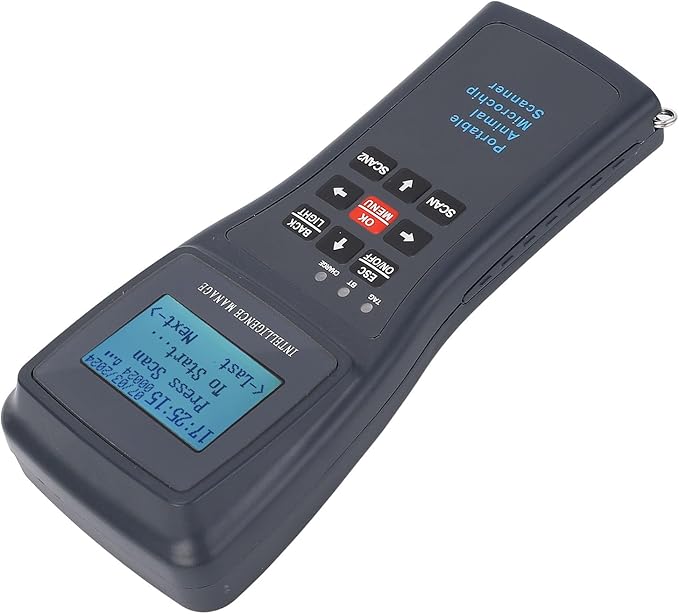 Sonew Pet Microchip Scanner Handheld ID Reader with Capability, Automatic Data Storage & USB Connectivity (with Bluetooth)