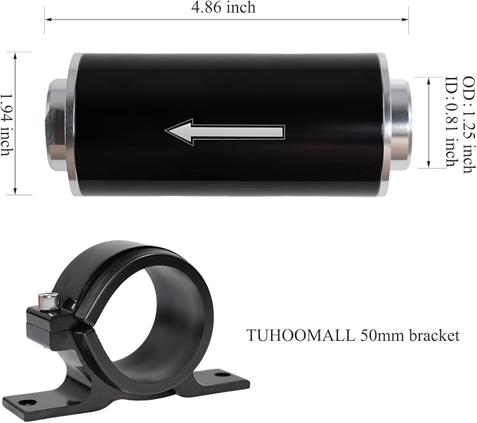 Inline Fuel Filter 100 Micron
