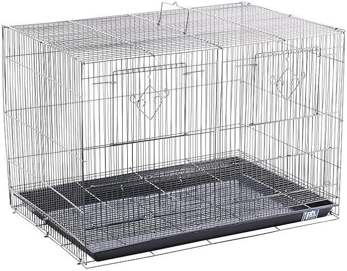Maykoosh Renaissance Revival Flight Bird Cage with Castle-Inspired Design, Spacious Interior, Durable Construction, and Ample Room for Birds to Fly, Play