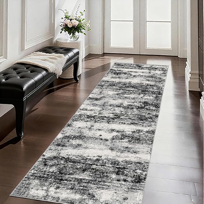Washable Runners for Hallway 2x6 Runner Rug, Ultra-Thin Kitchen Runner Rugs