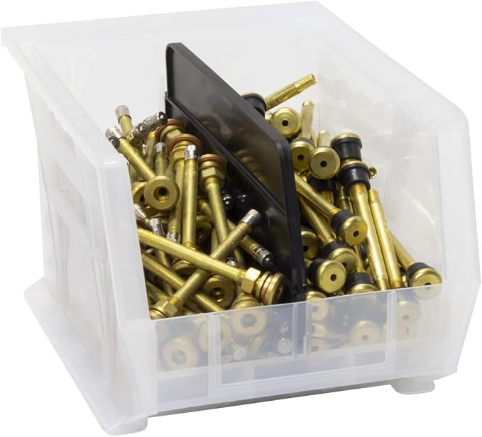 Akro-Mils 30239 AkroBins Plastic Storage Bins, Space-Saving Stackable Bins