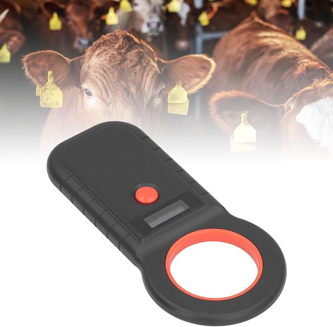 Pet Microchip Scanner, RFID Reader 134.2kHz 125kHz, Rechargeable, Memory Storage 128, for Dogs Cats Animals