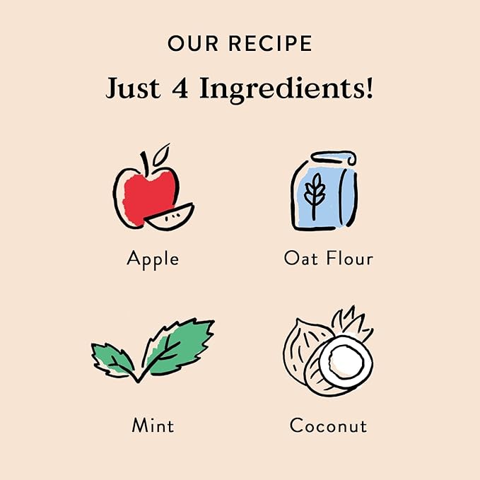 Bocce's Bakery Daily Breath Support Dog Treat Bundle for Oral Health – All-Natural, Wheat-Free Biscuits Made with Real Ingredients and Baked in The USA – Apple & Mint Recipe (2 Pack Bundle)
