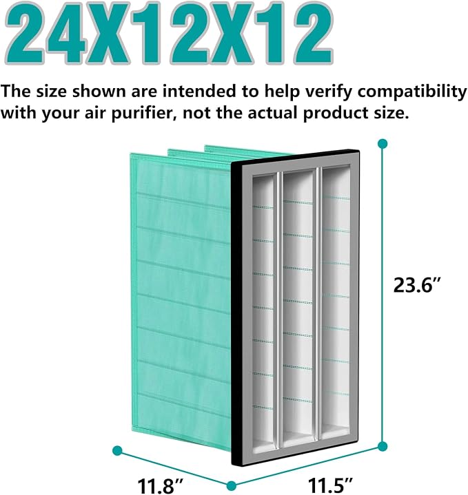24x12x12 MERV 14 Air Filter Replacement