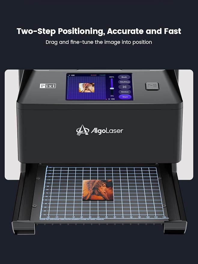 AlgoLaser 10W Portable Laser Engraver Machine: Smart Laser Engraver/Cutter