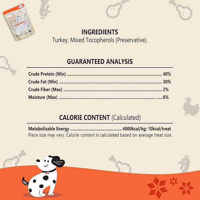 MAJOR PETS Freeze Dried Turkey Dog & Cat Treats, Quality High Protein, Hypoallergenic, Grain Free, Gluten Free, Human-Grade, Made in the USA, Easy to Digest for Training & Meal Topper, 10oz