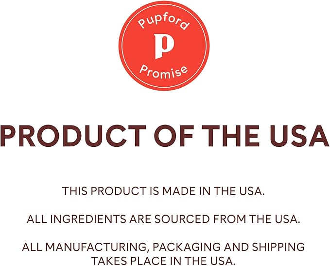 Pupford Crunchy Jerky Treats for Dogs & Puppies, Made in USA, Single Ingredient, No Fillers (Beef, 8 oz)