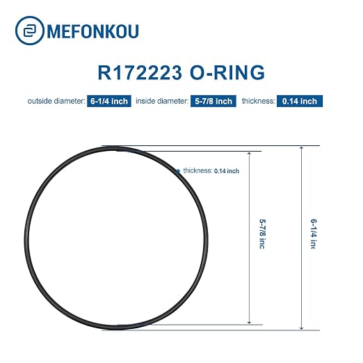 R172223 Housing O-Ring for Pentair Pool Spa Filter & Leaf Trap Parts R172240