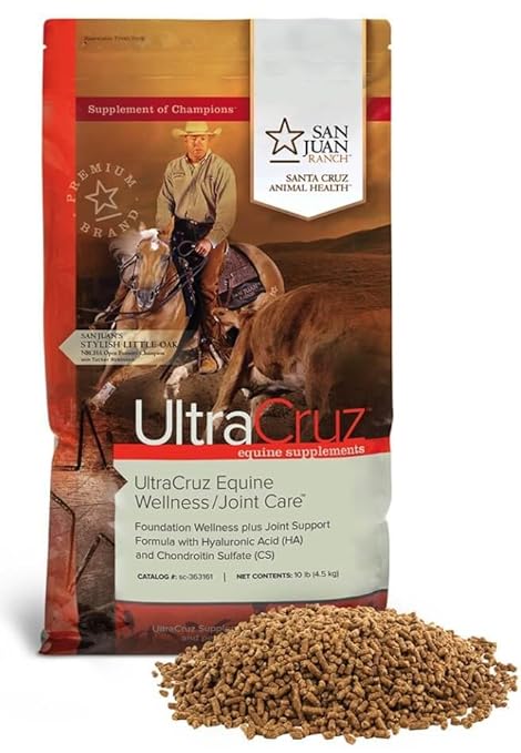 UltraCruz sc-363161 Equine Wellness/Joint Supplement for Horses 10 lb, Pellet (28 Day Supply)