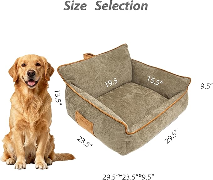 Orthopedic Dog Bed,Large Dog Bed,Memory Foam Washable Dog beds,Medium & Large Dogs,Waterproof,L(30"x24"x14")