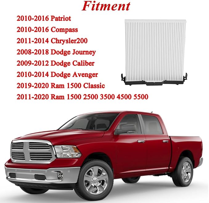 68406048AA 68052292AA Air Conditioning Filter Cabin Air Filter & Filter Access