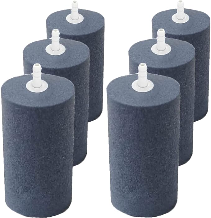 Large Air Stone, Air Stone Hydroponics, 4 x 2 Inch Large Air Stone Cylinder