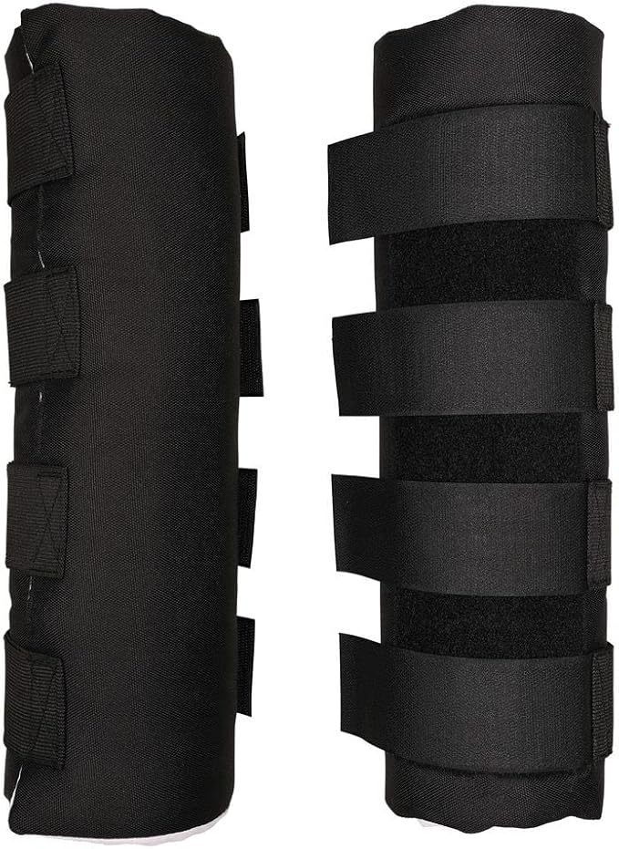 Dura-Tech Quick Wrap No Bow Leg Wraps for Horses | Size 16" | Color Navy | Exceptional Leg Coverage | Versatile Use | Secure and Easy Application | Sold in Pairs