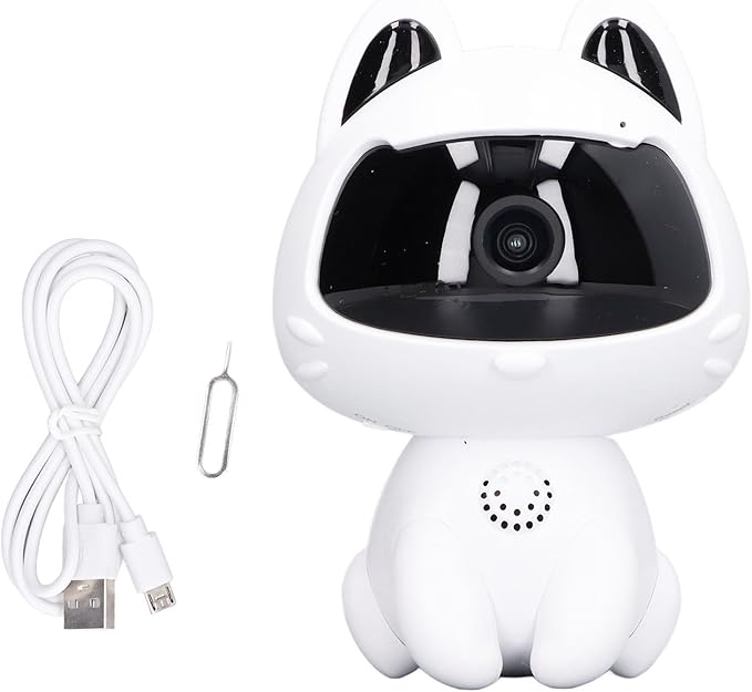 Wireless Security Camera,Robot Shape WiFi Camera 1080P HD, WiFi Home Indoor Camera for Pet/Nanny, Motion Detection, 2 Way Audio Night Vision