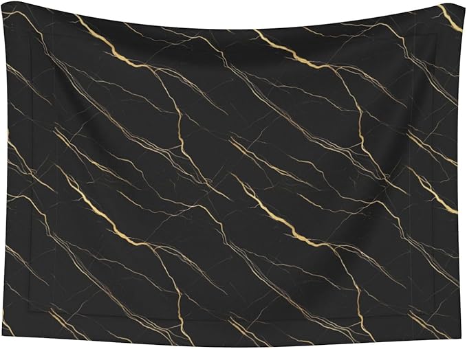 Reversible Plush Dot Pet Blanket for Dogs and Cats, Chic Black and Gold Marble Texture, Ultra Soft Two Sided Design with Warm Fuzzy Side and Smooth Side for Comfort