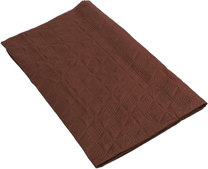 Dog Bed Cover, Slip Washable Pet Blanket, Double Sided Material with Non Slip Bottom, Sofa Couch Furniture Protector for Cat Puppy, Brown Polyester (30x70in/ 76.2x177.8cm)