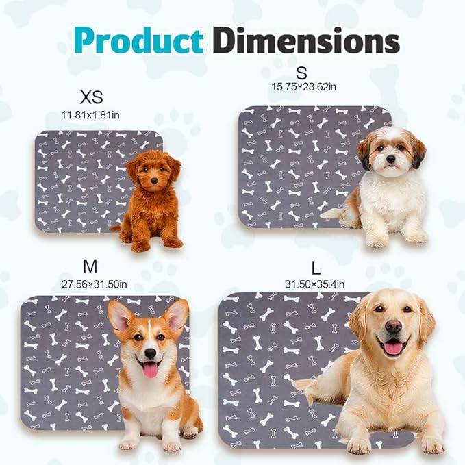 Puppy Pads for Dogs, 2026 New Washable Puppy Pads with Pheromones, Pee Pads for Dogs & Cats, Durable Leak-Proof & Anti-Slip Pet Training Pads for Home & Travel, Reusable (Brown, 15.7" x 23.6")