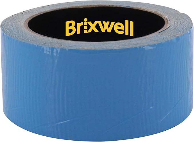 Brixwell 12 Rolls - Blue Double Coated Carpet Tape 2 Inch x 12 Yard Made in The USA