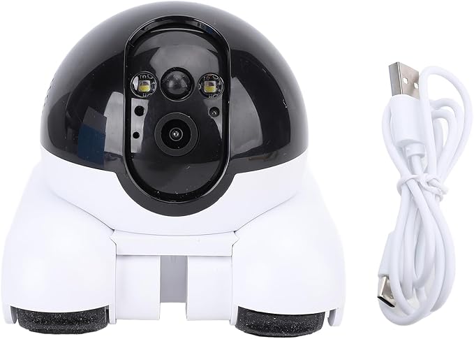Ejoyous Pet Robot Camera, Double Lens 1080P Pictures Watching App, 5200mAh Battery Remote Control Wheels, Two Way Talk Interaction, One Click Feature, Supports 128G Storage Card