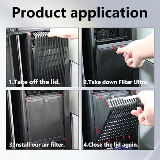 2Pcs H2D/H2S/H2C Air Filter Replacement