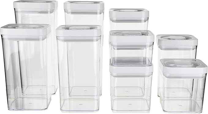 Amazon Basics Airtight Food Storage Containers, BPA Free,